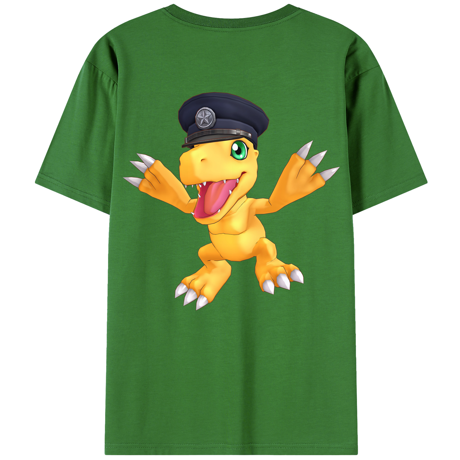 （画像用） Digimon デジタルモンスター/デジモン レディース半袖Tシャツ(バックプリント)